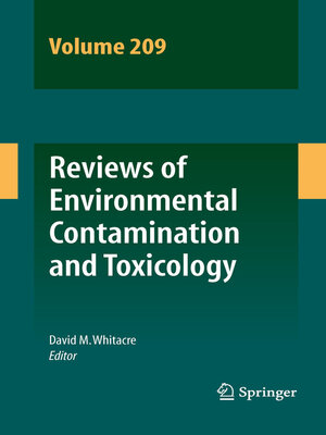 cover image of Reviews of Environmental Contamination and Toxicology Volume 209